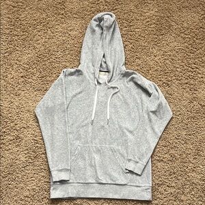 Zella Gray Tunic Soft Velour feel Hoodie S